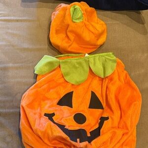 Kids Pumpkin Costume - Orange and Black